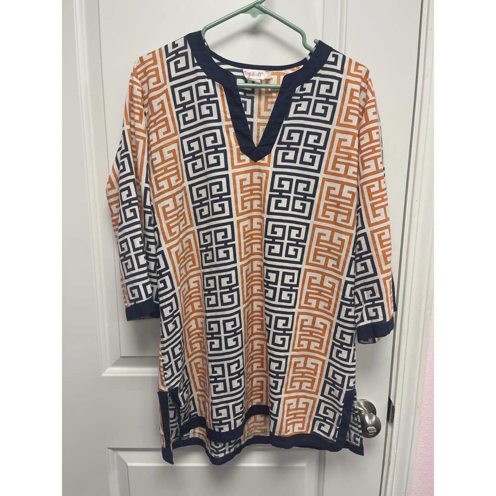 Sheer Lightweight Swim Cover Up Tunic Womens Beach Resort Summer Top It Off